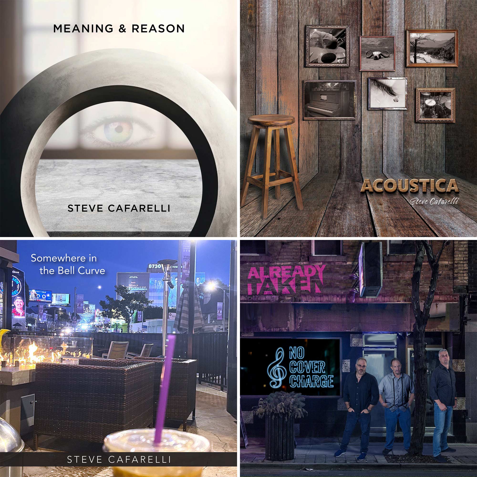 Grid of Four Album Covers
